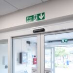 Green Man Running Safety Standard for Automatic